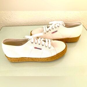 New - white Superga 9.5